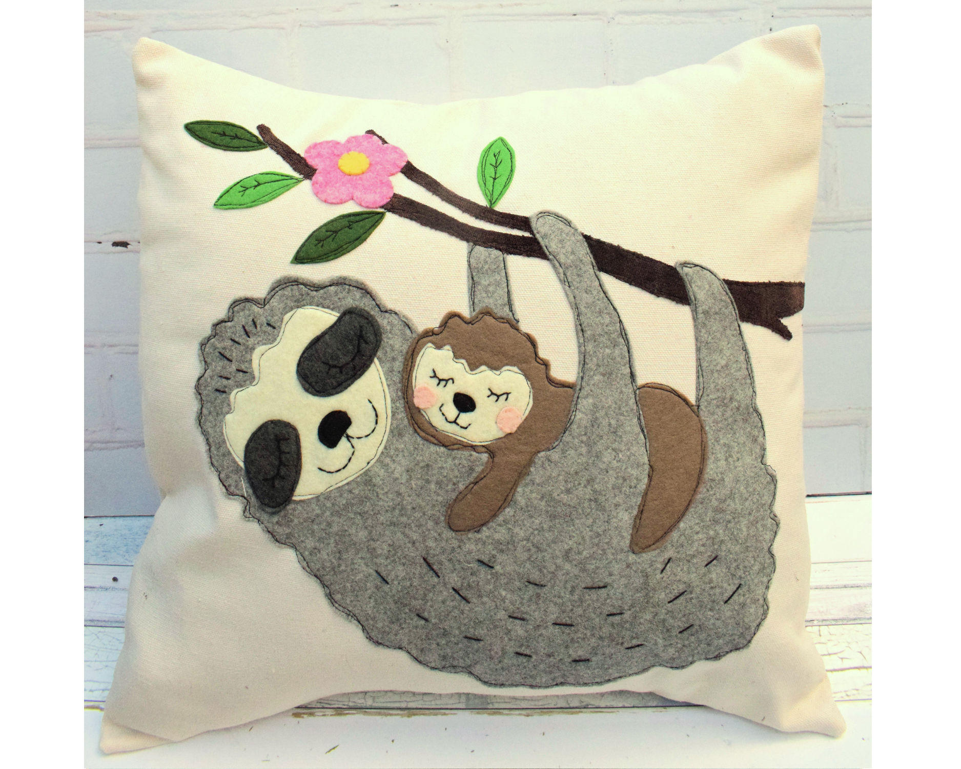 sleepy sloth pillow
