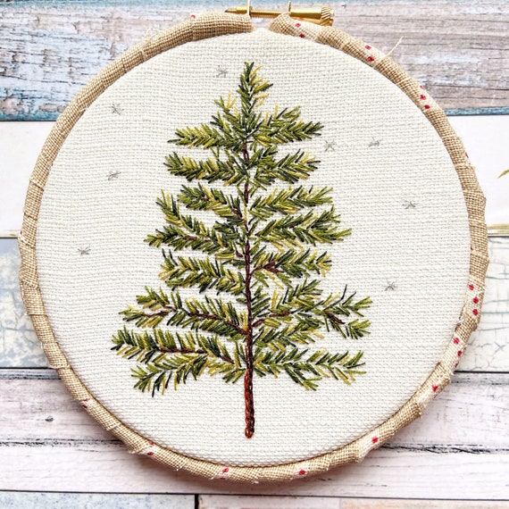 Christmas Tree Ornament Cross Stitch Kit - Dandelion Stitchery