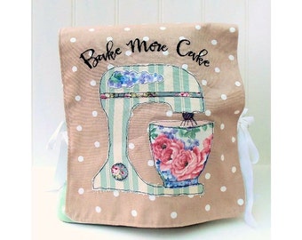 Bake More Cake. Food mixer Cover Pattern pdf instant download