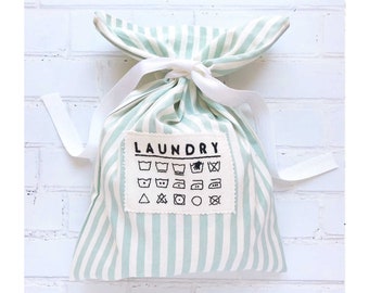 Hand Embroidered Laundry Bag pdf sewing and embroidery pattern instant download