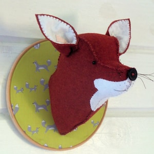 Fox Trophy Head instant download pattern