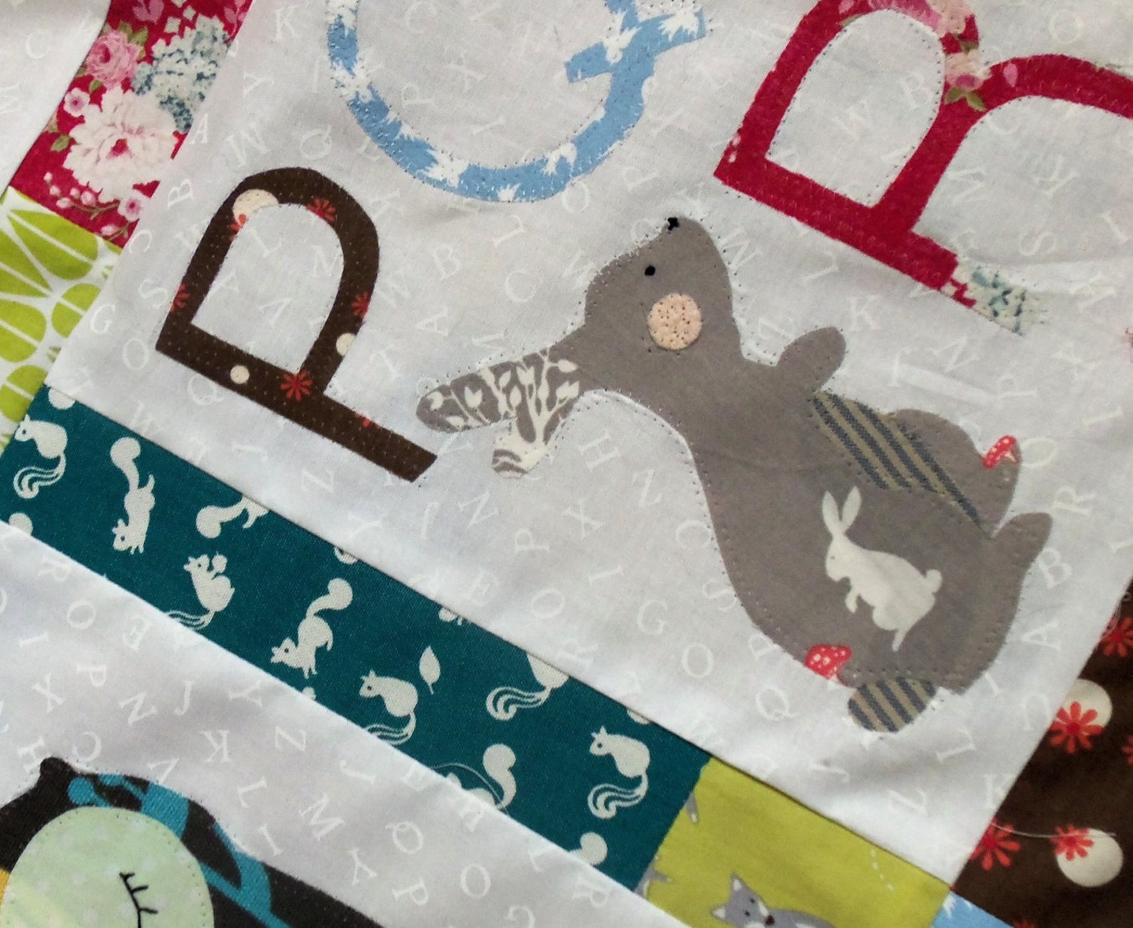 Woodland Alphabet Quilt Pattern Instant Download - Etsy