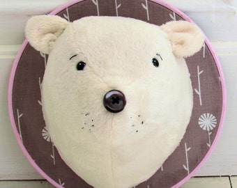 Polar Bear Trophy Head instant download pdf pattern