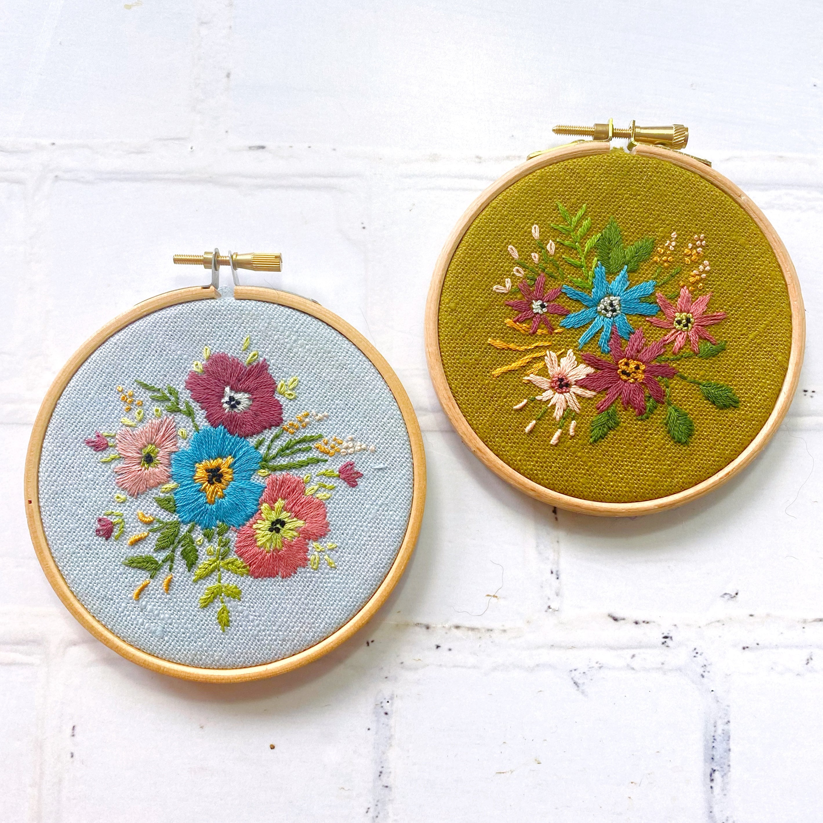 Floral Flourish Embroidery Kit