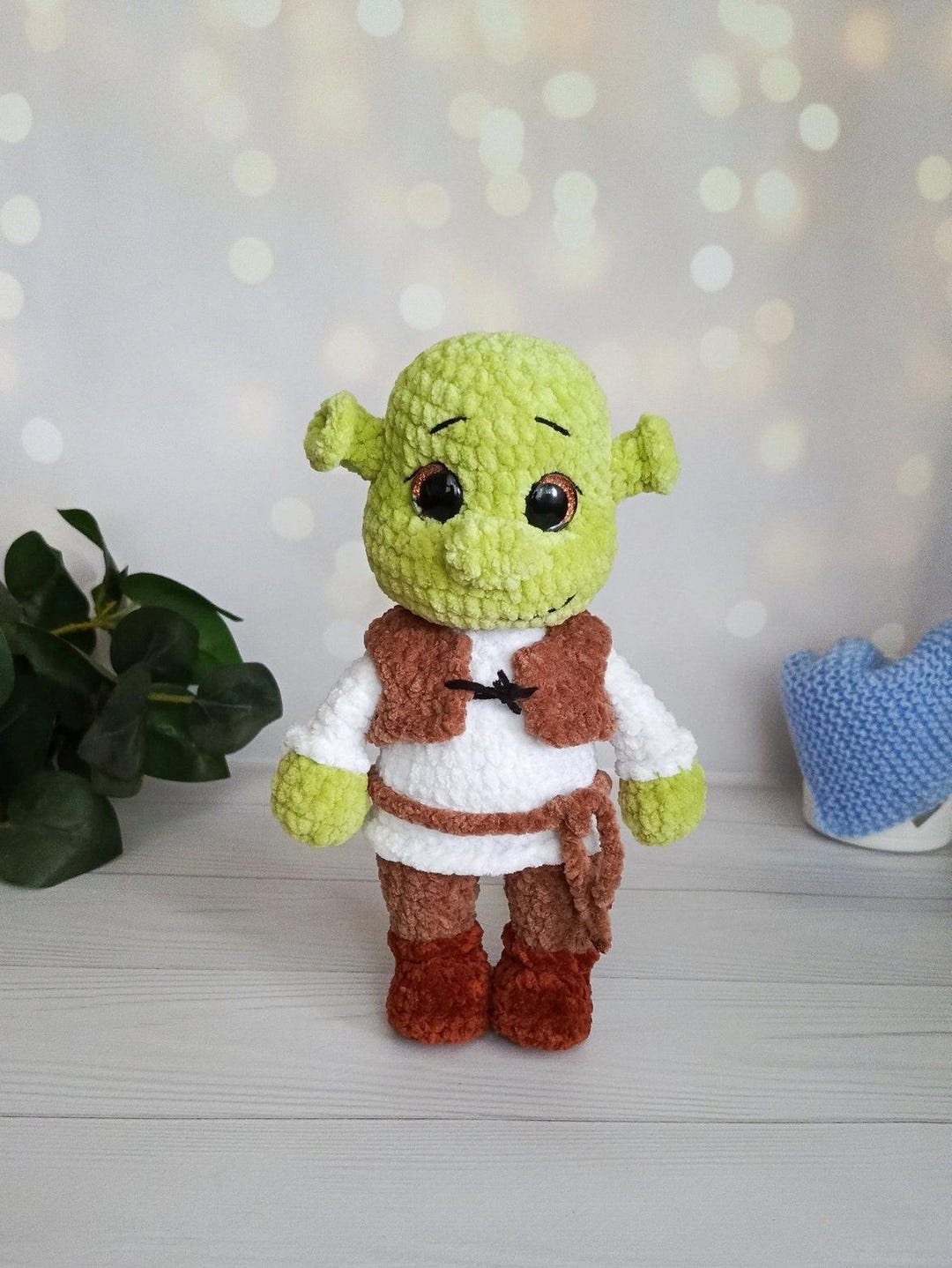 Shrek Crochet Pattern, Little Ogre Crochet Pattern: Amigurumi Plush Toy ...