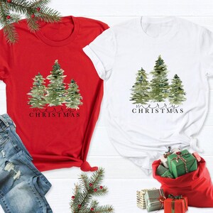 Christmas Trees Shirt, Christmas Shirts For Women, Christmas Tee, Christmas TShirt, Shirts For Christmas,Cute Christmas T-shirt, Holiday Tee