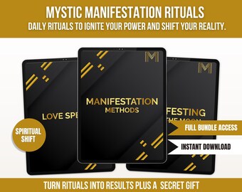 Mystic Manifestation Rituals Bundle: Love Spells & Moon Phases