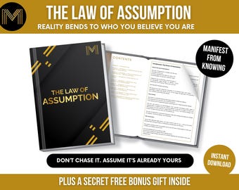 Law of Assumption Manifestation Guide: Live Your Dreams (Digital Download)