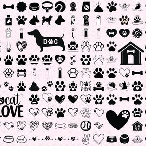 Hondenpoot SVG| Dierenpoot-SVG| Hondenpootafdruk| Svg| Dxf| Png| Eps| Cricut| Silhouet| Vector| ClipArt | Directe digitale download
