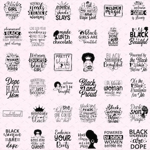 Black Girl Magic SVG-bundel | Zwarte vrouw-SVG| Boss Lady Svg| Black Lives Matter| Afro-dame vrouw| Afro-koningin Svg| Melanine-svg| Vrouw-svg