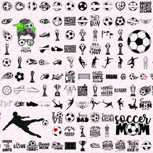 FUSSBALL SVG Bundle| FUSSBALL geschnitten Datei | Plotterdatei Schnitt für Cricut| Fußball Clipart | Fußball svg