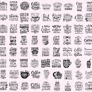 Koffie SVG-bundel| Grappige koffie-SVG| Cafeïnekoningin| Koffieliefhebbers| Koffie geobsedeerd| Mok Svg| Koffiemok| Knipbestand Cricut| Silhouetbestand