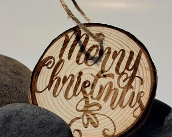 Wooden Christmas Ornaments (CUSTOMIZABLE)