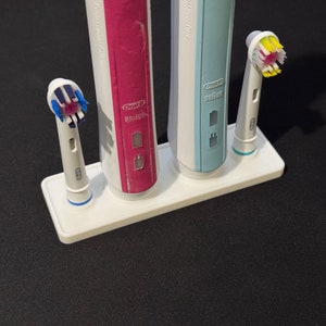 Electric Toothbrush Base and Brush Head Stand/Holder - Multiple Colours & Sizes
