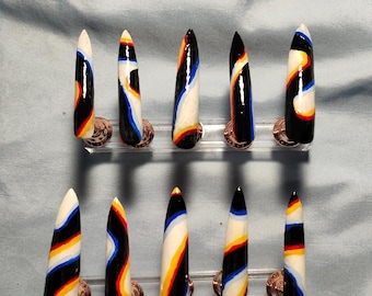 Uñas anaglifas XL