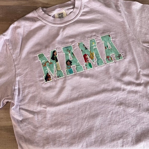 Custom Mama Shirt With Keepsake Etsy