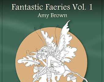 Digital Download Coloring Book Faery Queens Vol 1 by Amy Brown | Etsy