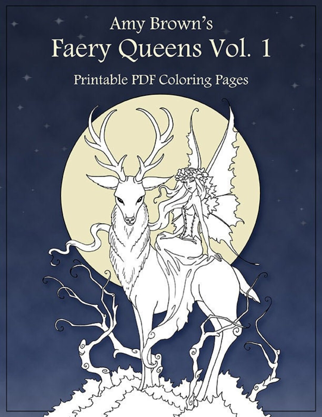 Digital Download Coloring Book Faery Queens Vol 1 by Amy Brown - Etsy