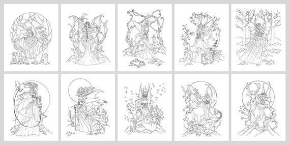 Amy Brown Art Coloring Pages