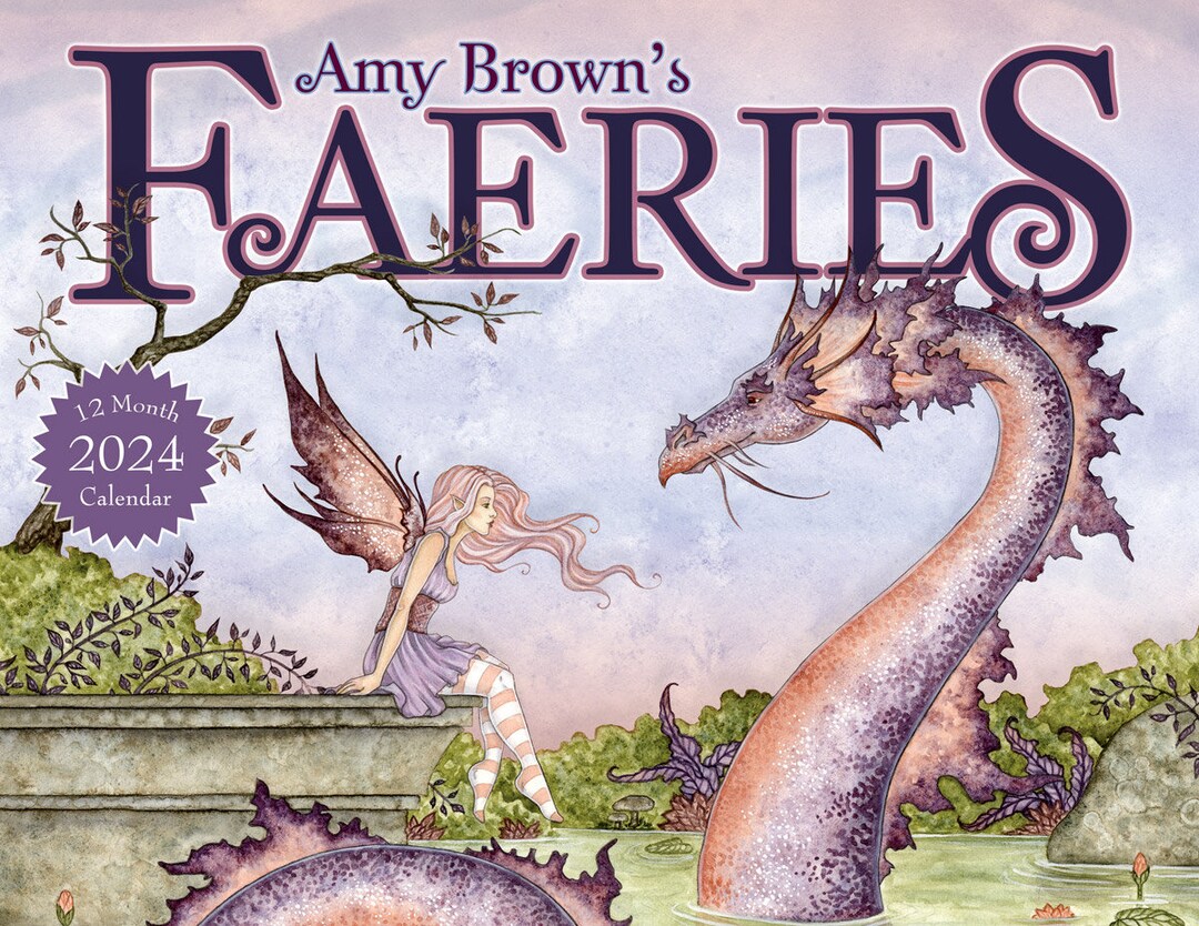 2024 CALENDAR Faeries by Amy Brown Etsy