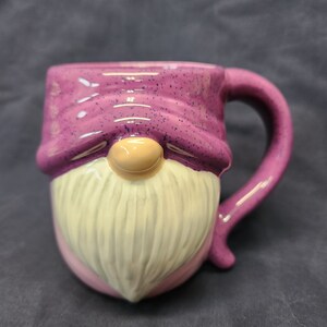 Hand Painted Ceramic Gnome Mug image 7