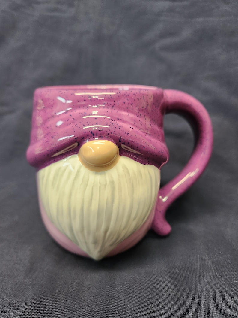 Hand Painted Ceramic Gnome Mug image 7