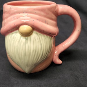 Hand Painted Ceramic Gnome Mug image 4