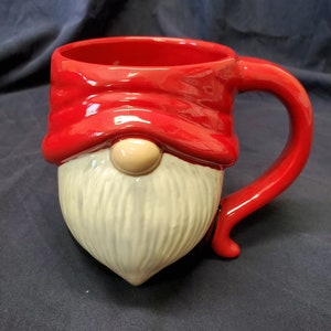 Hand Painted Ceramic Gnome Mug image 2