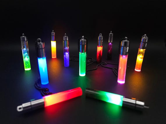 LED Glow Halskette - Leuchten Sie Schmuck für Festivals, Raves, Cosplay & Konzerte