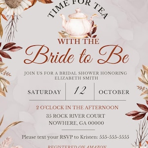 Tea With The Bride to Be