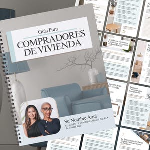 Guide de l'immobilier en espagnol pour les acheteurs de maison, Immobilier bilingue espagnol, Modèle Canva personnalisable, Marketing pour les agents, Modèle pour agent immobilier