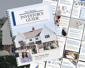 Real Estate Investor Guide: Customizable Canva Template (13 Pages) (Digital Download)