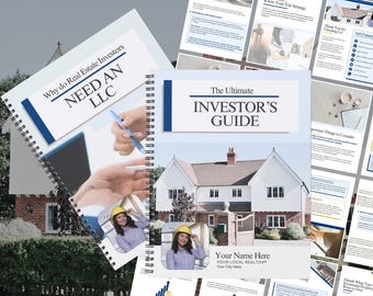 Real Estate Investor's Guide & LLC Guide Canva Template