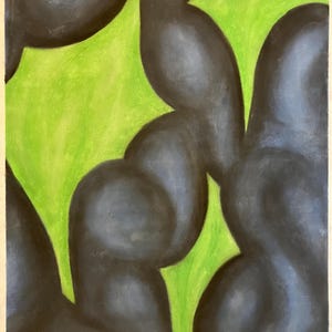 Large Original Pastel Drawing