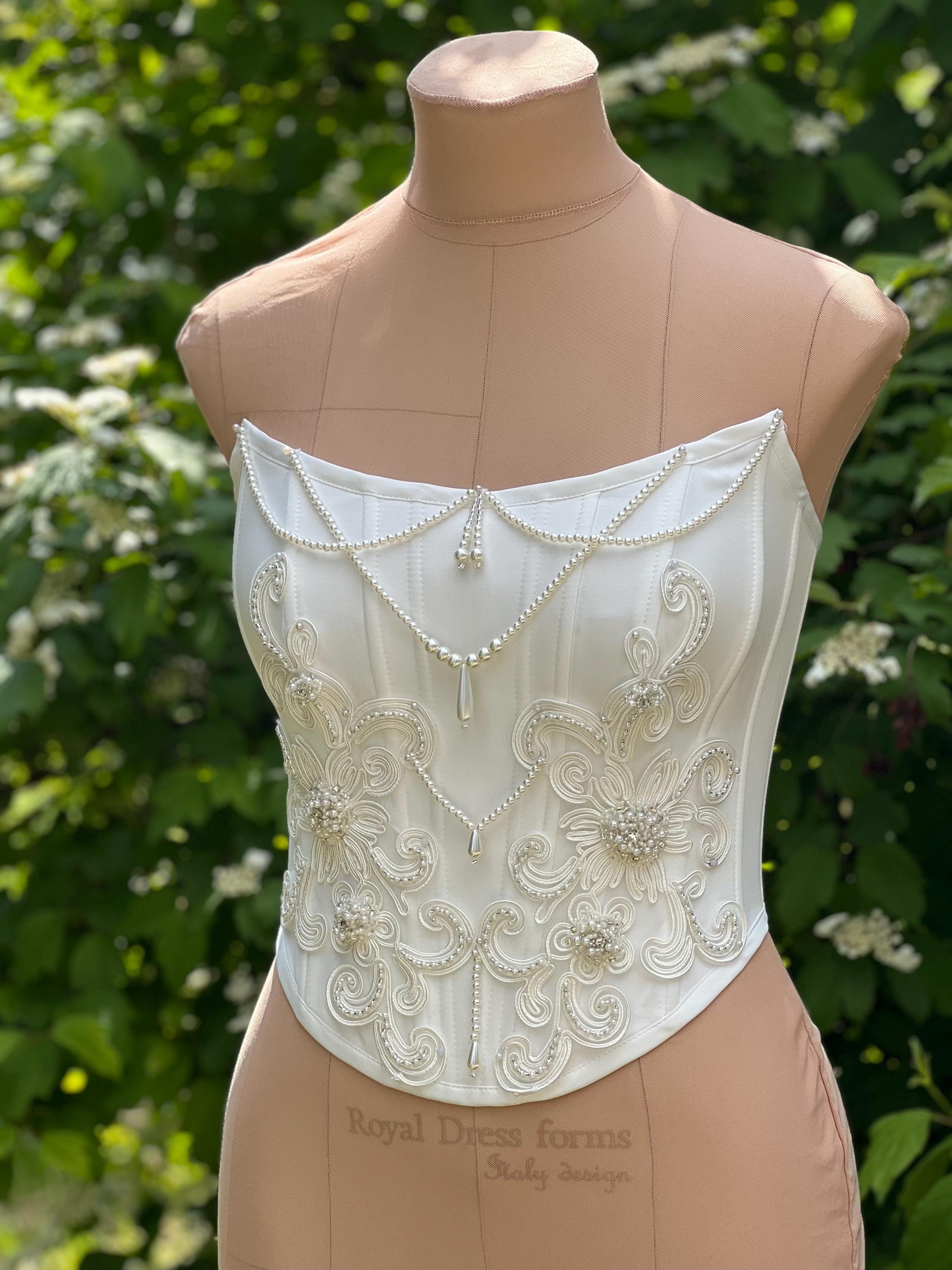 ⭐️カービーさん専用⭐️ANDRÉSD pearl bustier dress Pearl Corset Dress - Shop on Pinterest