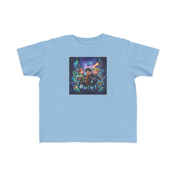 Toddler T-Shirt | Fantasy Wizard Kids Exploring Crystal Cave Magic Shirt