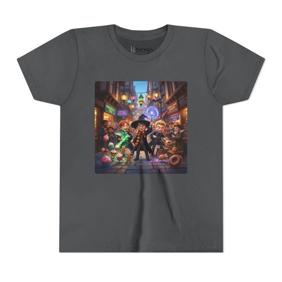 Kids Wizard Trio T-Shirt | Magical Adventure Fantasy Tee | Friends Graphic Shirt