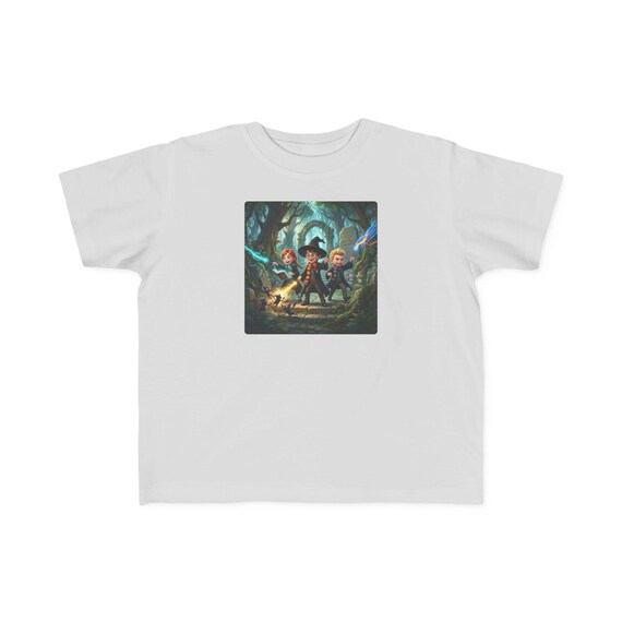 Kids Wizard Trio Adventure Shirt | Fantasy Magic Friends Tee