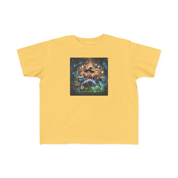 Kids Wizard Trio Adventure T-Shirt | Magical Fantasy Friends Tee