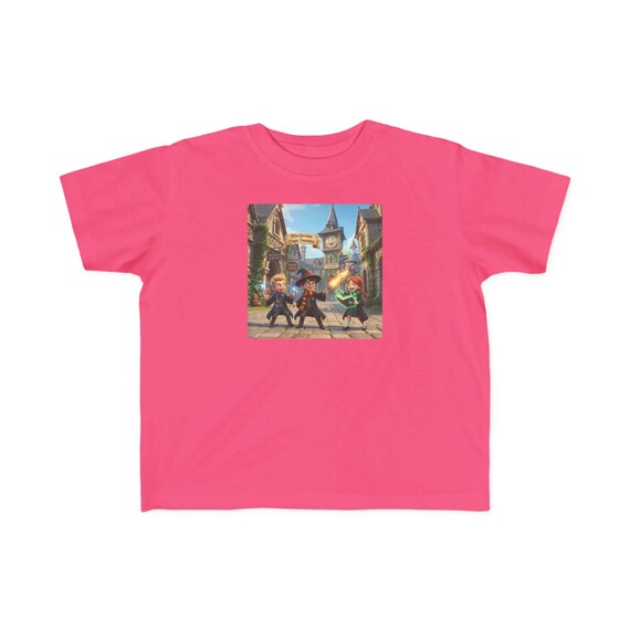 Toddler's Fine Jersey Tee | Charming Wizard Friends Magic Spell Shirt