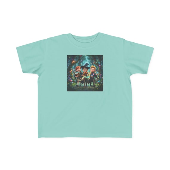 Toddler T-Shirt | Three Young Wizards Magical Forest Adventure Kids Graphic Tee