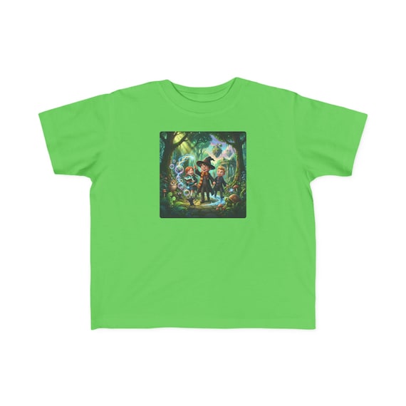 Toddler T-Shirt | Magical Forest Wizard Friends Spell Adventure Graphic Tee