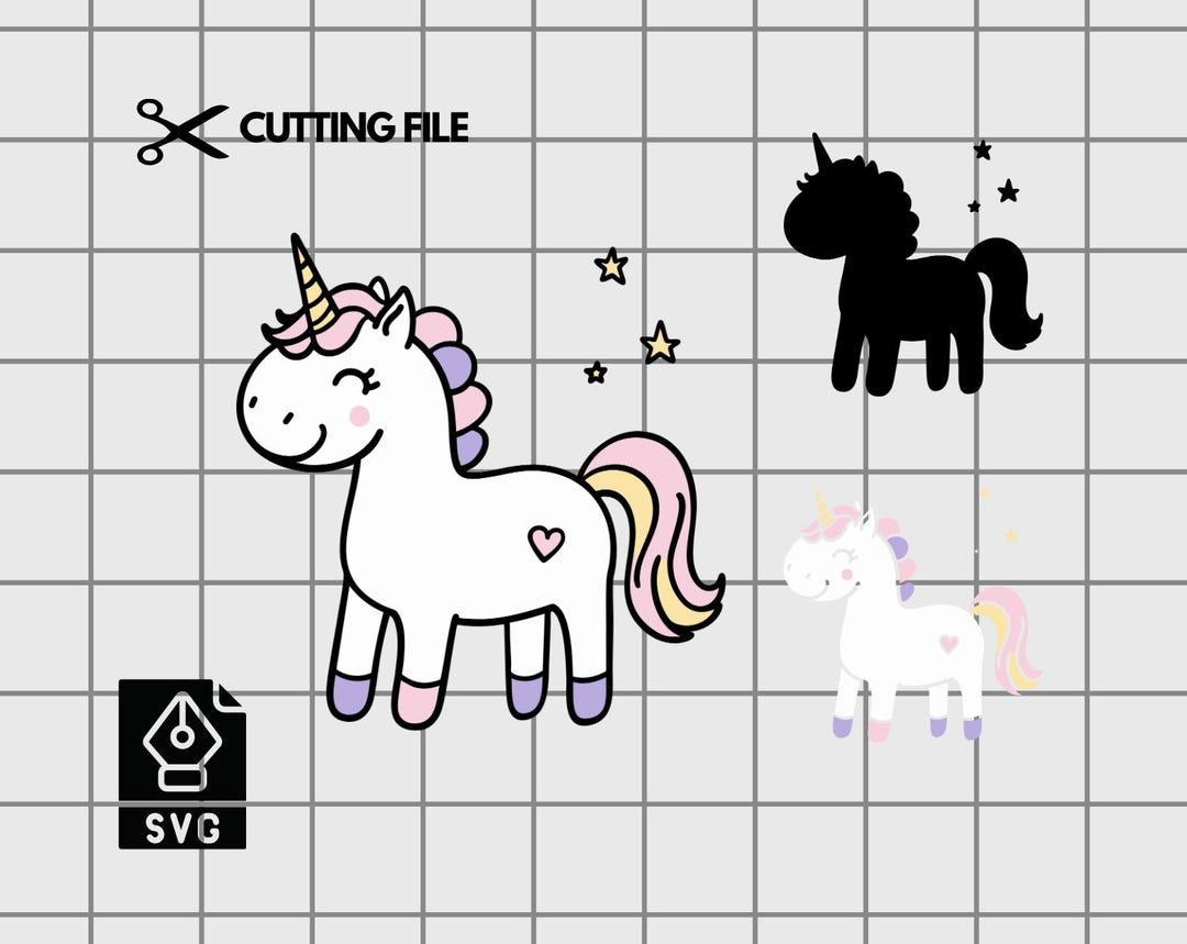 Unicorn Svg | Baby Unicorn Layered SVG Cut File Cricut Silhouette ...