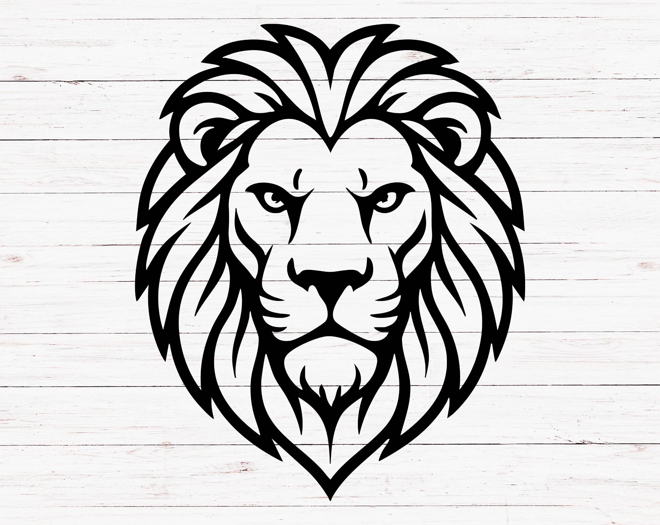 Leeuw tribal tattoo - Etsy België, image size:2515x2000
