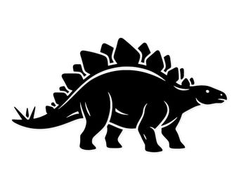 Silhueta de Estegossauro em SVG e PNG: Design digital pronto para corte para Cricut e Silhouette.