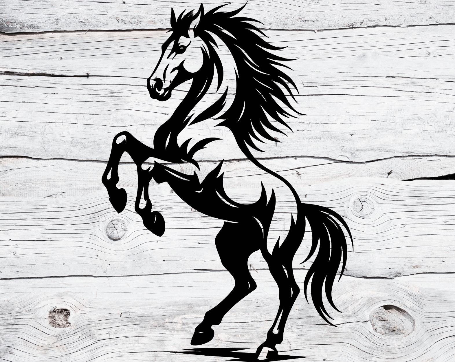 馬のSVG、立ち上がる馬のシルエットSVG PNG、野生のムスタングのクリップアート、馬術競技用カットファイルCricut、カウボーイウエスタンSVG、農場の動物の昇華  - Etsy 日本, image size:1572x1250