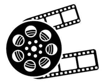 Rollo de película vintage SVG PNG: Diseño digital listo para cortar para Cricut Silhouette