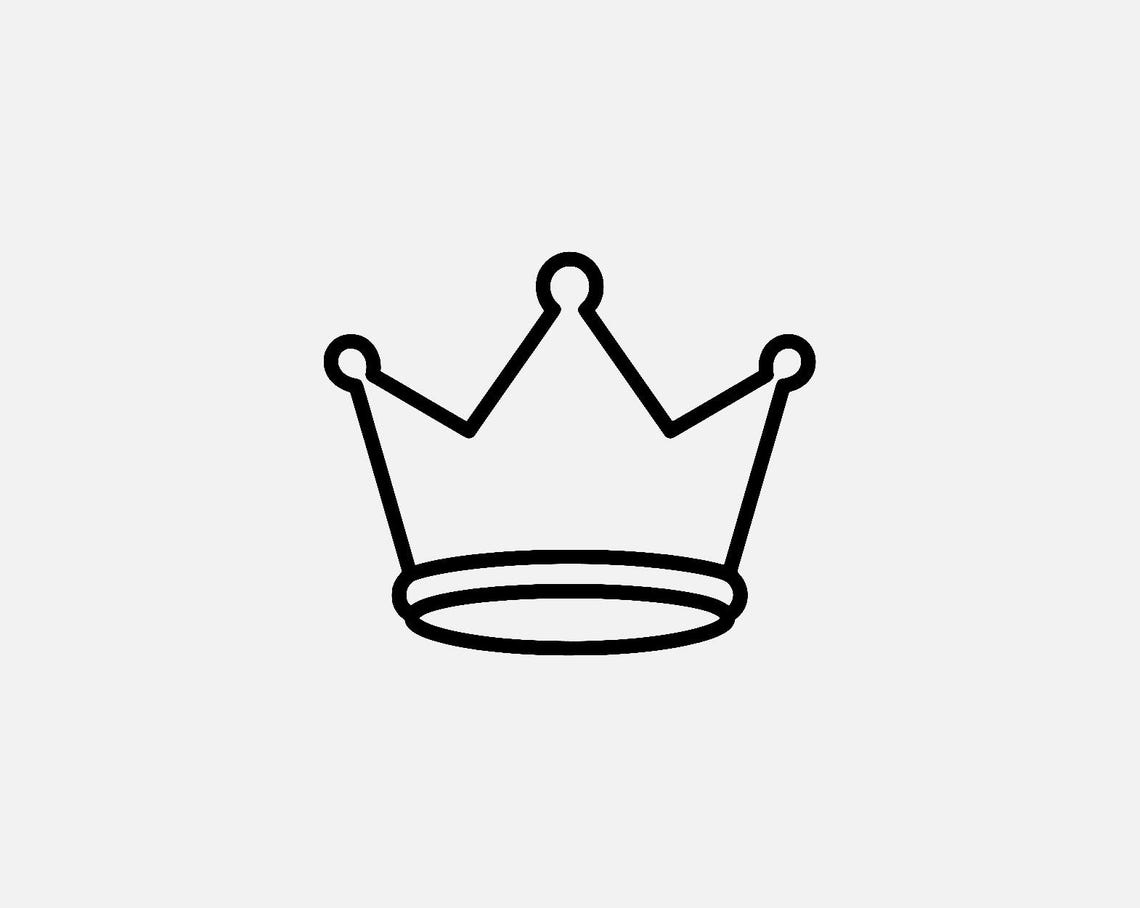 Baby Crown Svg | Cute Crown Silhouette for Kids' Designs | Printable ...