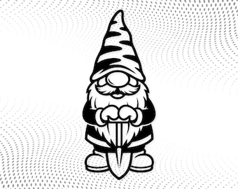 Gnome Svg: Whimsical Cut File For Home Decor