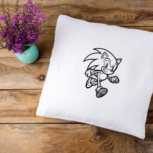 Sonic Outline Svg, Sonic Outline Png, Sonic Svg, Sonic the Hedgehog Svg ...